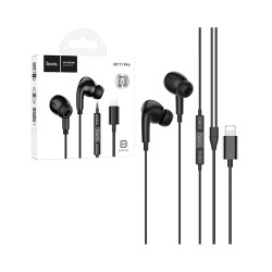Auscultadores com Cabo Hoco M111 Pro Primero com Microfone Lightning 1,2m Preto